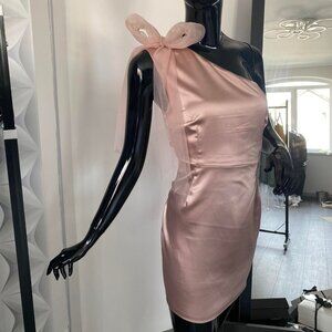 Elegant Luxury Dress, Atlas 100 %, Made in Europe, Size - L/P